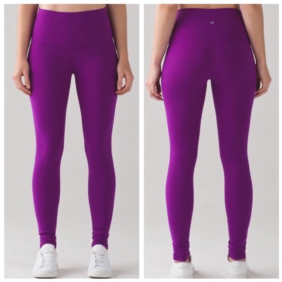 lululemon athletica Pants - Purple full length Lululemon leggings in excellent condition size 6